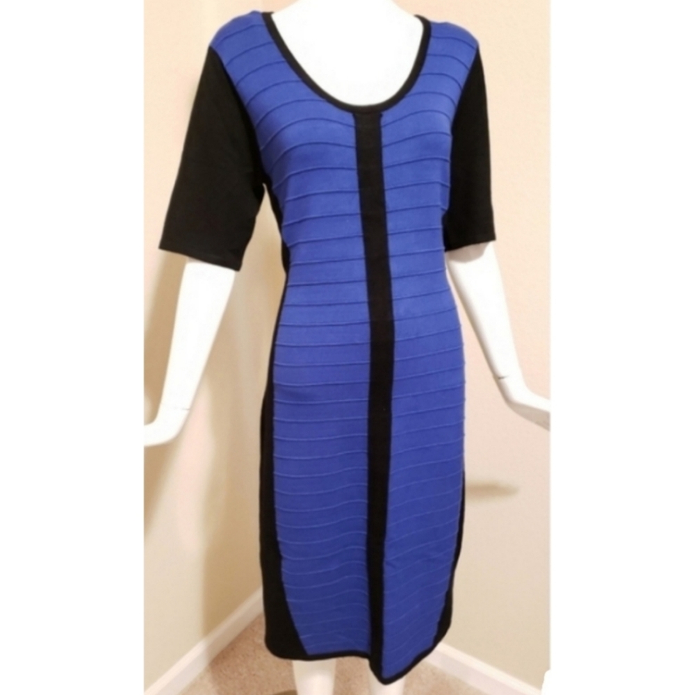 Ashley Stewart Midi Bodycon Sheath Dress
